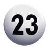 Die 4. gezogene Lottozahl war die23.