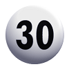 Die 1. gezogene Lottozahl war die30.
