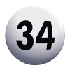 Die 5. gezogene Lottozahl war die34.