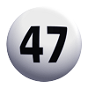 Die 6. gezogene Lottozahl war die47.
