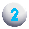 gezogene Lottozahlen beim Lotto - die Superzahl 2