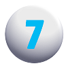 gezogene Lottozahlen beim Lotto - die Superzahl 7