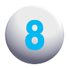gezogene Lottozahlen beim Lotto - die Superzahl 8